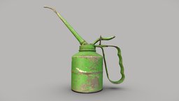 Oil can oil, tools, tool, oil-can, photogrammetry, 3dscan
