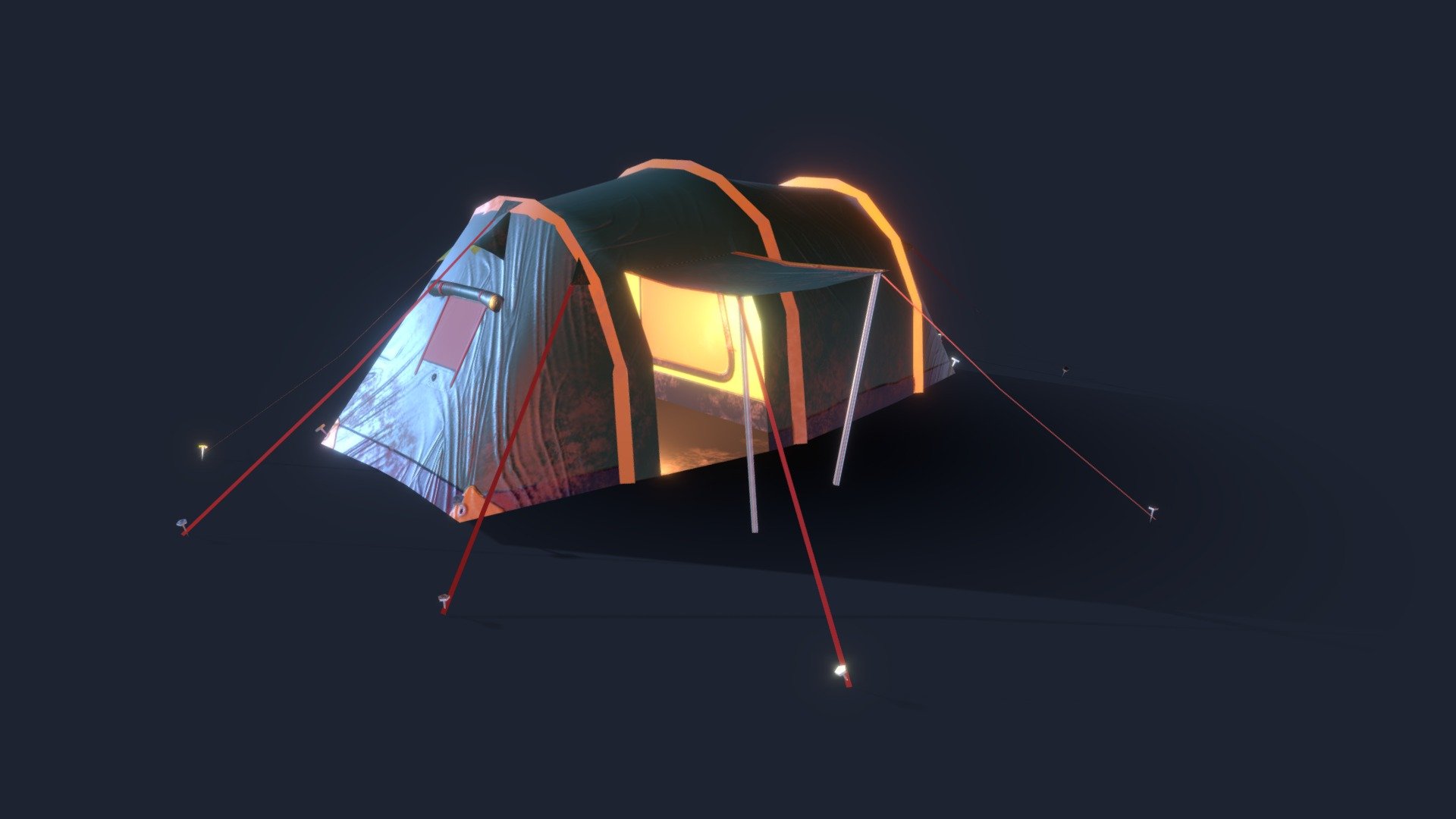 Day1_tent - Download Free 3D model by Muru 3d model