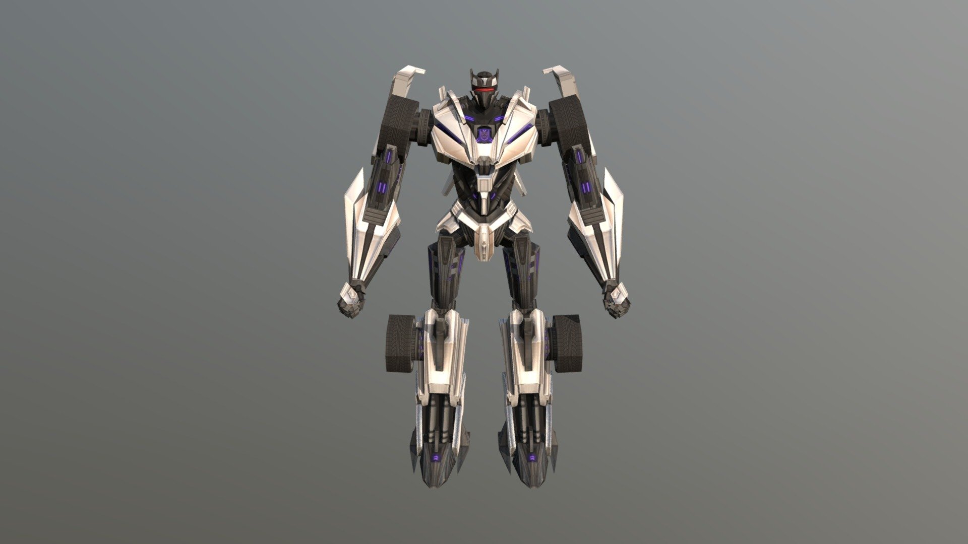 An Unrigged Model of The Decepticon Trooper NPC From Jagex’s 2014 Transformers Universe With a Diffuse Texture and Edited into a Normal rest Pose for all Your Transformer needs 3d model