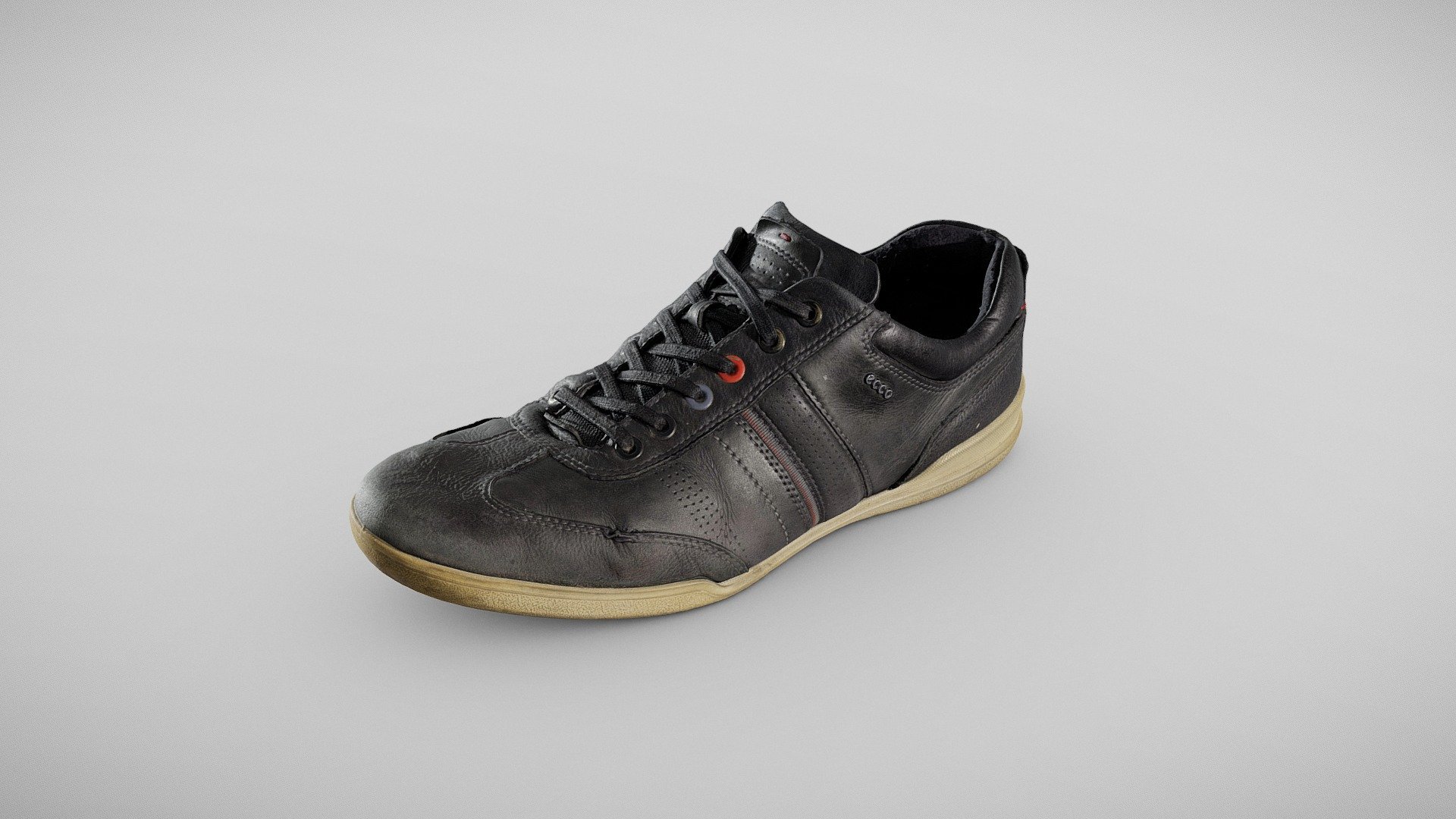 ** Old Fancy Men's Ecco Shoe **

Hard to find Fancy Designer's Ecco Lace-up sneaker with Orange and Gray accents

29.5 x 10.8 x 11.8 cm (106 micrometers per texel @ 4k)

Scanned using advanced technology developed by inciprocal Inc. that enables highly photo-realistic reproduction of real-world products in virtual environments. Our hardware and software technology combines advanced photometry, structured light, photogrammtery and light fields to capture and generate accurate material representations from tens of thousands of images targeting real-time and offline path-traced PBR compatible renderers.

Zip file includes low-poly OBJ mesh (in meters) with a set of 4k PBR textures compressed with lossless JPEG (no chroma sub-sampling).

ArtStation @ https://www.artstation.com/artwork/qQ2P3y

 - Old Fancy Ecco - Buy Royalty Free 3D model by inciprocal (@inciprocal.com) 3d model