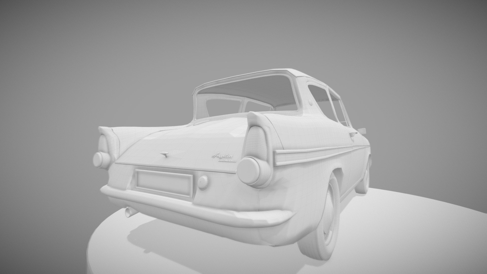 Wesley family's flying car from Harry Potter and the Chamber of Secrets. Not yet finished 3d model