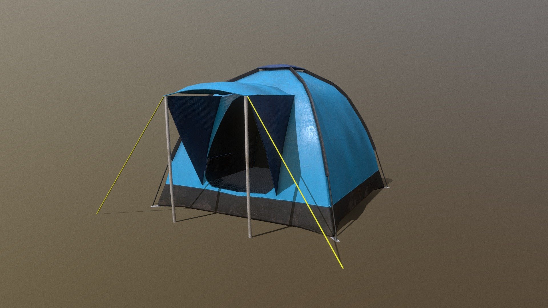 XYZDailyDay1 - Tent - Download Free 3D model by alexxx_xarchenko 3d model