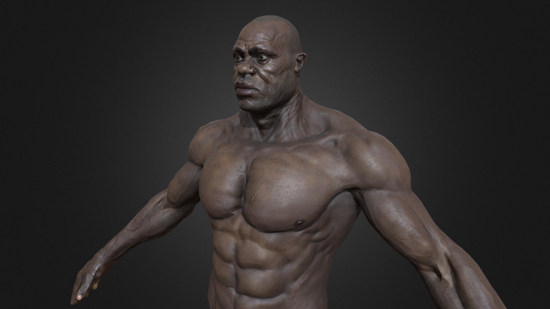 Game Ready Model - Giant Man A - 3D model by ssaraksh 3d model