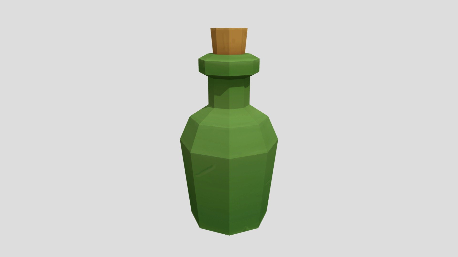 handpainted bottle/potion - handpainted bottle/potion - Buy Royalty Free 3D model by toby109tt (@tobyplowy) 3d model