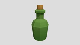 handpainted bottle/potion