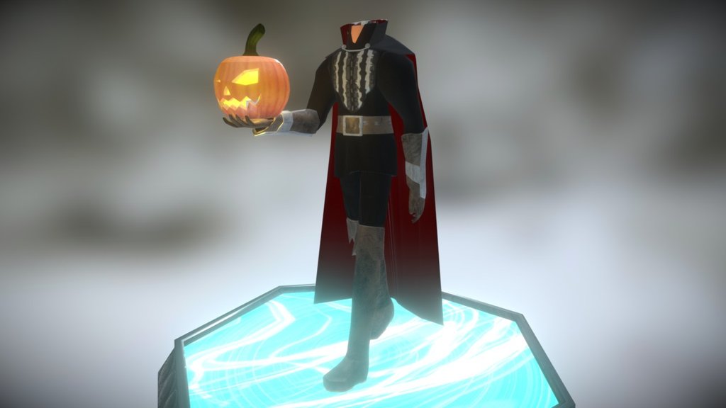 For this Halloween month, I have sommoned the feared Headless Horseman with his Jack - O - Lantern head 3d model