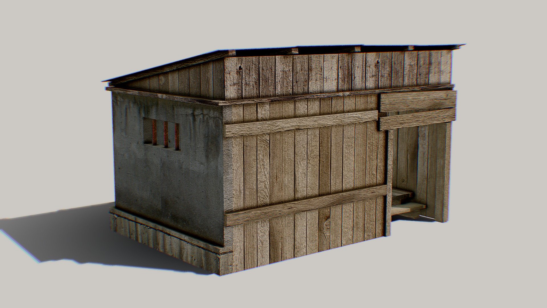 Scene name: Old Building



Features


Unity3D &amp; Unreal Engine Compatibled

(PBR) low poly count and baked textures

This model often fits desert scenes





Model Info


All Texture Size - 4096 x 4096 px





Used Softwares


Modeling: Blender

Texturing and Baking: Blender





FREE FOR YOU | Download Now | +Comment - Old Building - Download Free 3D model by YadroGames 3d model