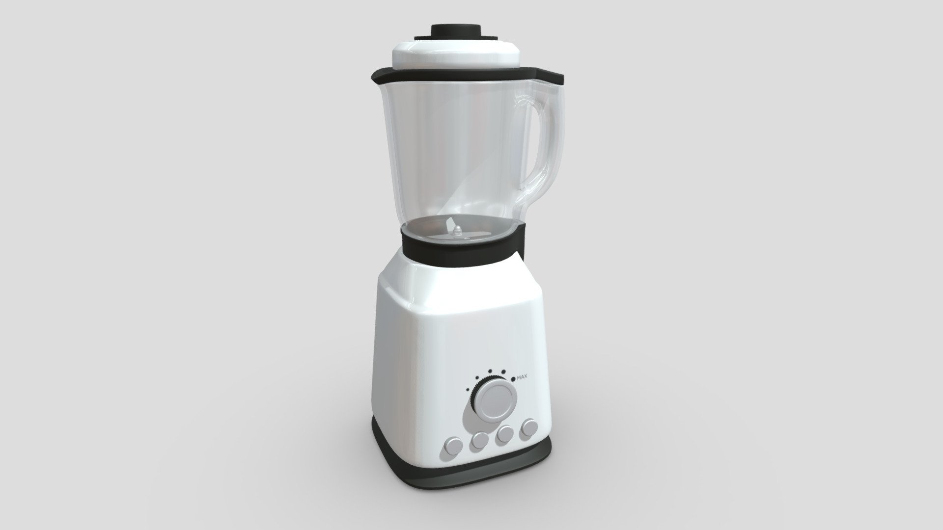 unbranded low poly 3d model of blender / food processor - Blender - Buy Royalty Free 3D model by assetfactory 3d model
