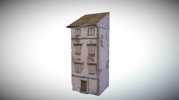 Old House exterior, holder, old, unity, unity3d, architecture, gameasset, city, building, village, gameready, environment