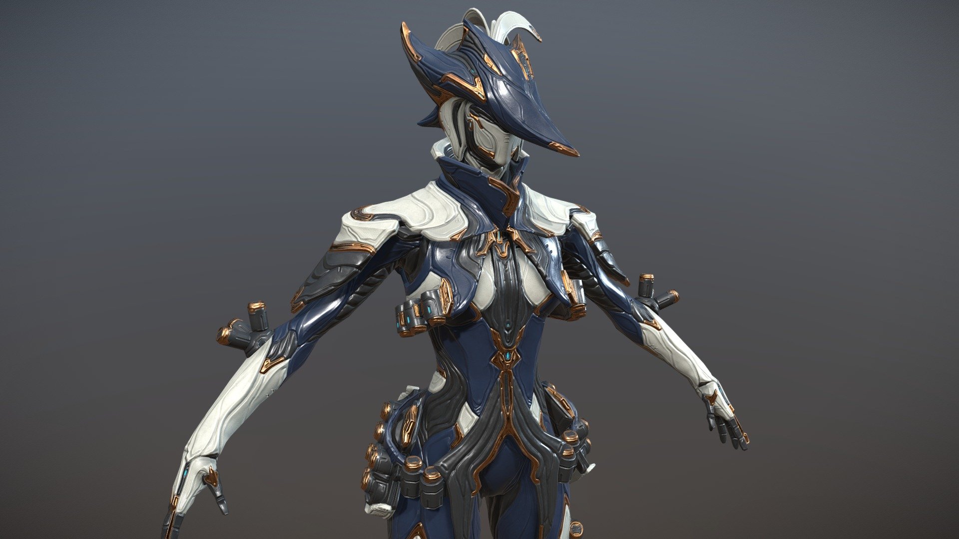 A Skin for Mesa Warframe - Mesa Mesnificent - 3D model by a1stlight 3d model