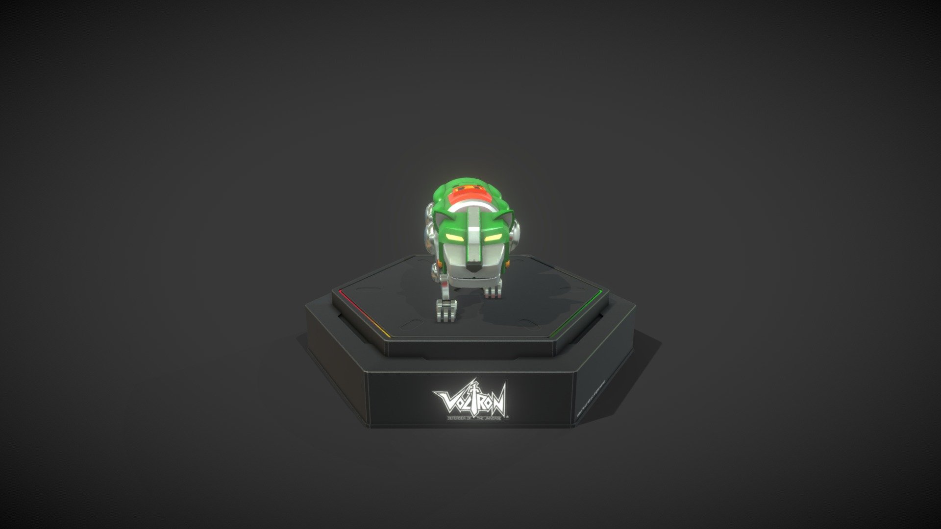 Voltron_GreenLion - 3D model by CYPHRLY 3d model
