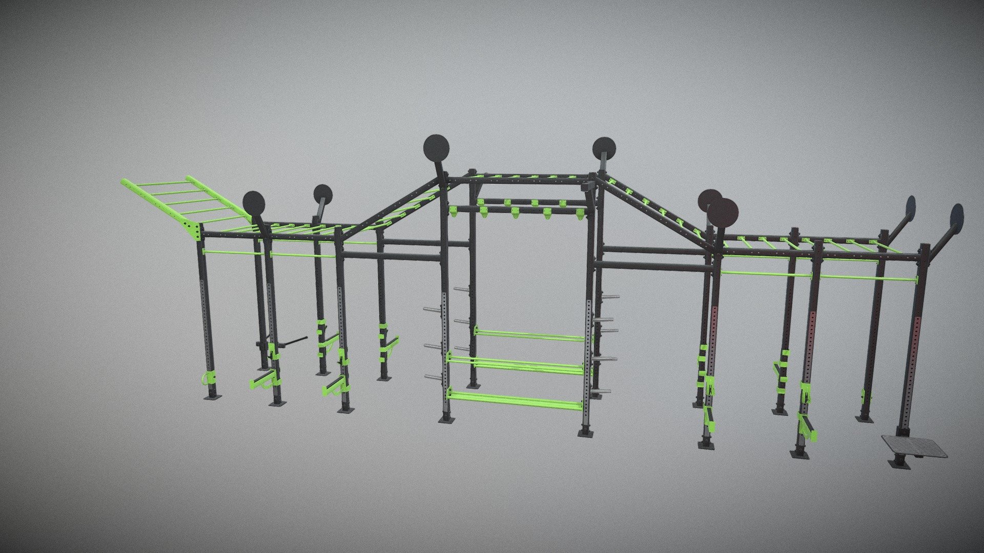 http://dhz-fitness.de/en/crosstraining#E6205 - CROSSTRAINING TOWER - 3D model by supersport-fitness 3d model