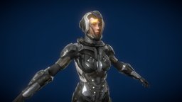 Scifi Battle Suit armor, astronaut, star, woman, substancepainter, substance, scifi, space