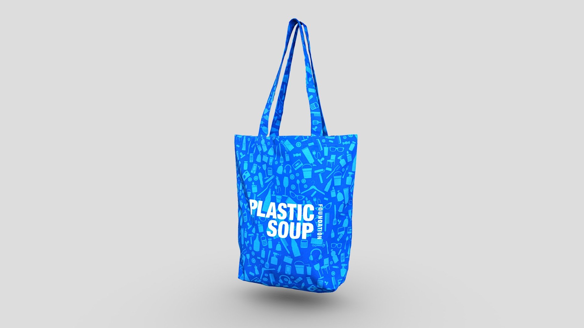 Bag shopper - Plastic Soup Foundation - 3D model by 360Fabriek 3d model