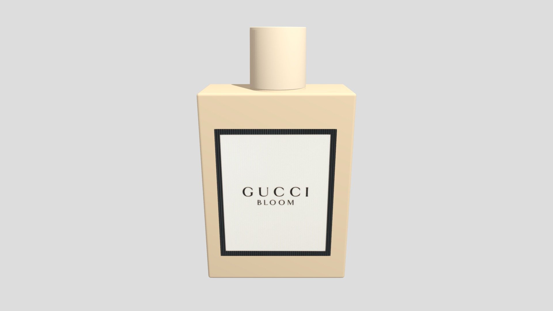 Gucci Bloom Perfume Bottle 3d model