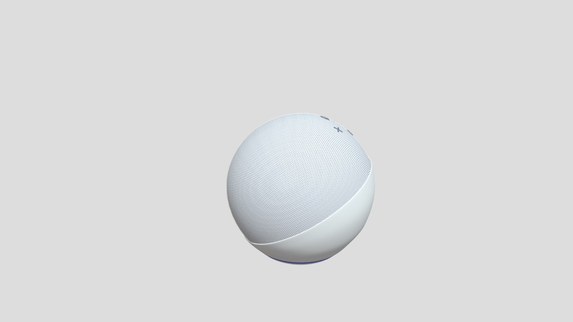 The latest release of Echo dot, Modeled in cinema 4d




PBR textures include: One baked texture map for both Bump and Transparency(for the cloth part of the model)




PBR texture size：2048 *2048




format: FBX, OBJ and DAE(Mesh only, but they all have corresponding materials that you can easily replace)



For the texture to work, Please make sure to connect the texture to both Bump and Transparency, and the color of the base model for the cloth part is also very important




feel free to contact if you have any questions
 - Echo dot 4th generation smart speaker with Alexa - Buy Royalty Free 3D model by Chloe-Li-3D 3d model