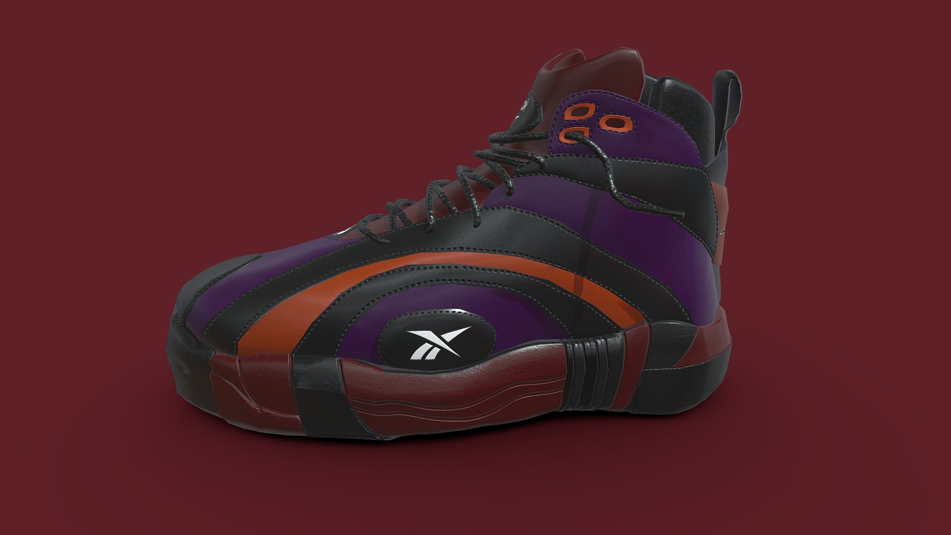 Another sneaker model this time made one of my favorite sneakers the Shaqnosis got a pair a while ago and one of the most comfortable shoes i own 3d model
