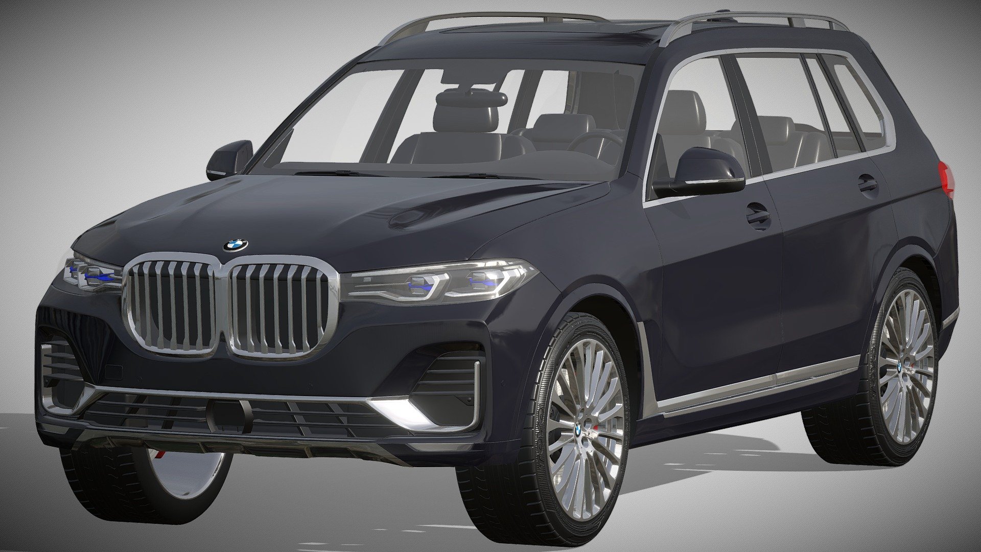 BMW X7

https://www.bmw.com/en/bmw-models/x7.html

Clean geometry Light weight model, yet completely detailed for HI-Res renders. Use for movies, Advertisements or games

Corona render and materials

All textures include in *.rar files

Lighting setup is not included in the file! - BMW X7 - Buy Royalty Free 3D model by zifir3d 3d model