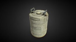 Plastic Barrel Old 3D Scan storage, raw, barrel, pot, gas, oil, transport, rusty, pack, trash, store, shipping, dirty, fuel, realistic, cargo, water, science, old, package, liquid, architecture, photogrammetry, vehicle, pbr, lowpoly, 3dscan, technology, street, bottle, container, plastic