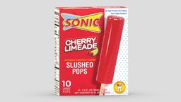 Sonic Cherry Limeade bar, drink, food, coffee, packaging, up, pack, bag, item, diy, fast, protein, candy, vacuum, chocolate, chrome, supermarket, snack, realistic, mock, package, chip, sweets, pouch, wrap, bulk, welded, foil, muesli, mock-up, asset, game, 3d, low, poly, container, plastic