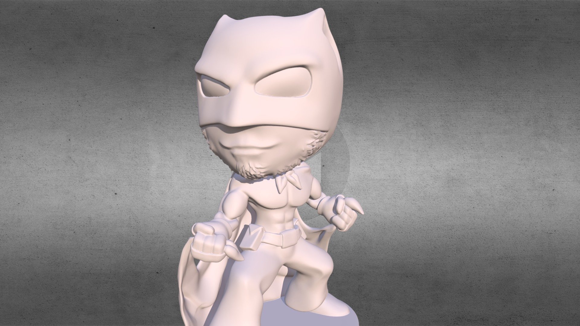 super hero cartoon figure made for 3d print - Heros - 3D model by Broack Dincht (@simonbouteiller) 3d model