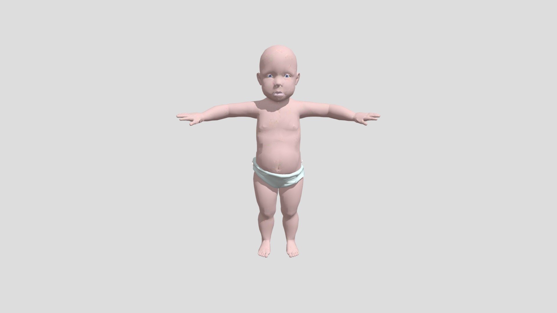 my second version of the dancing baby 3d model - Dancing Baby Model (v2) - Download Free 3D model by Punkinob 3d model