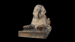 Granite Sphinx Statue of Hatshepsut egypt, arce, sphinx, cairo, hatshepsut, new_kingdom, egyptian_museum, 18th-dynasty, cairo-museum, tahrir-museum, american_research_center_in_egypt