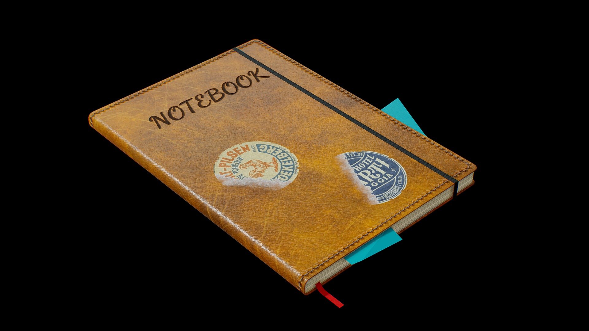 Free download：www.freepoly.org - NoteBook-Freepoly.org - Download Free 3D model by Freepoly.org (@blackrray) 3d model