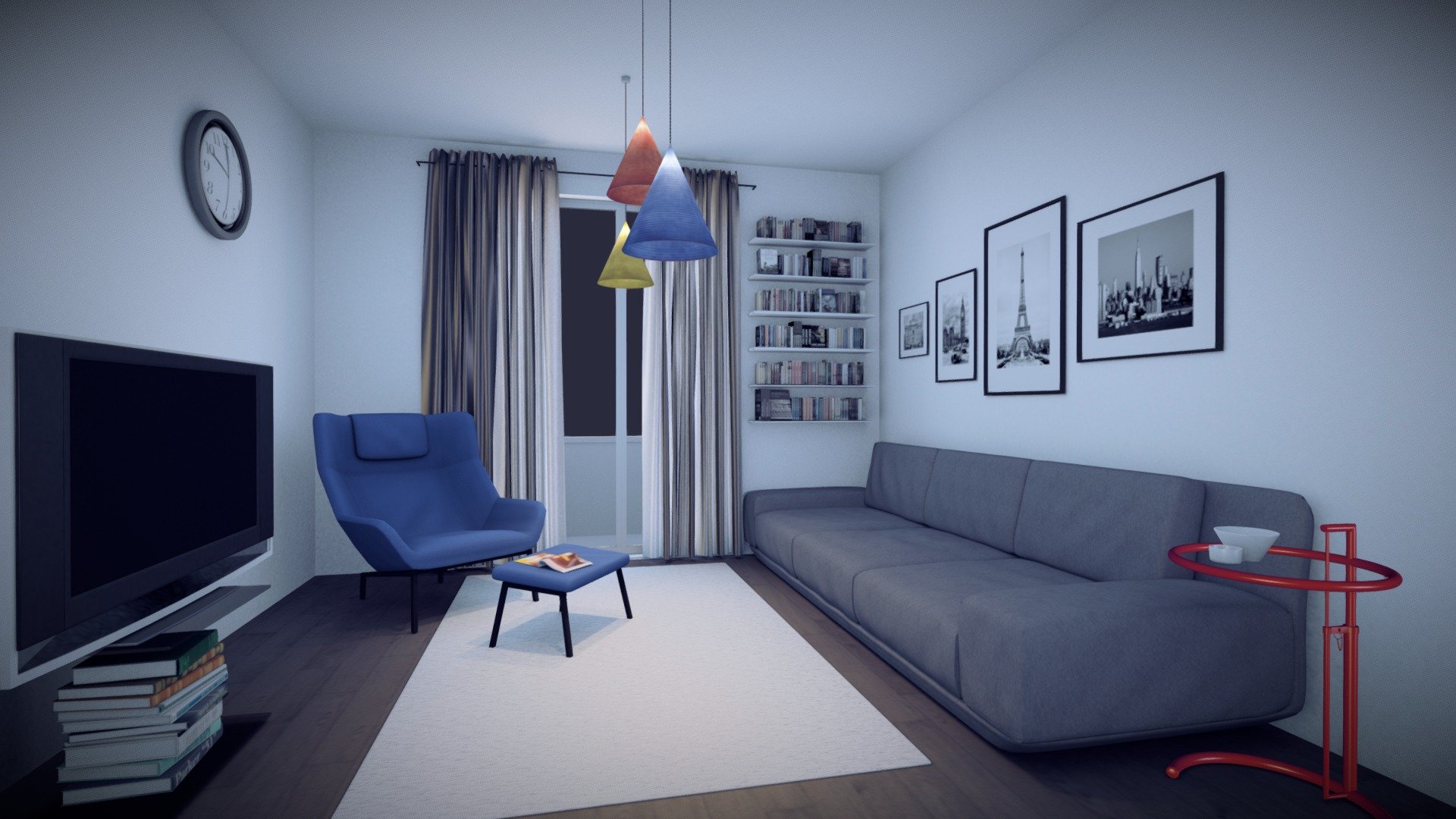 by Classic Design Italia - Living Room - 3D model by Classic Design Italia (@classicdesignitalia) 3d model
