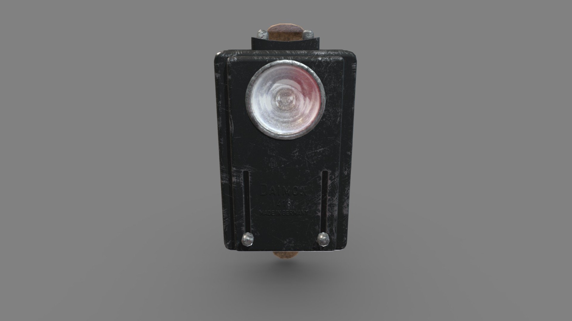 German WW2 Signal lamp Daimon 413. 3D model made for mod Normandy Expanded for game Post Scriptum 3d model