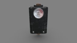 Daimon 413 ww2, vintage, german, flashlight