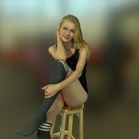Anastasia Pose4 girl, photogrammetry, 3dscan