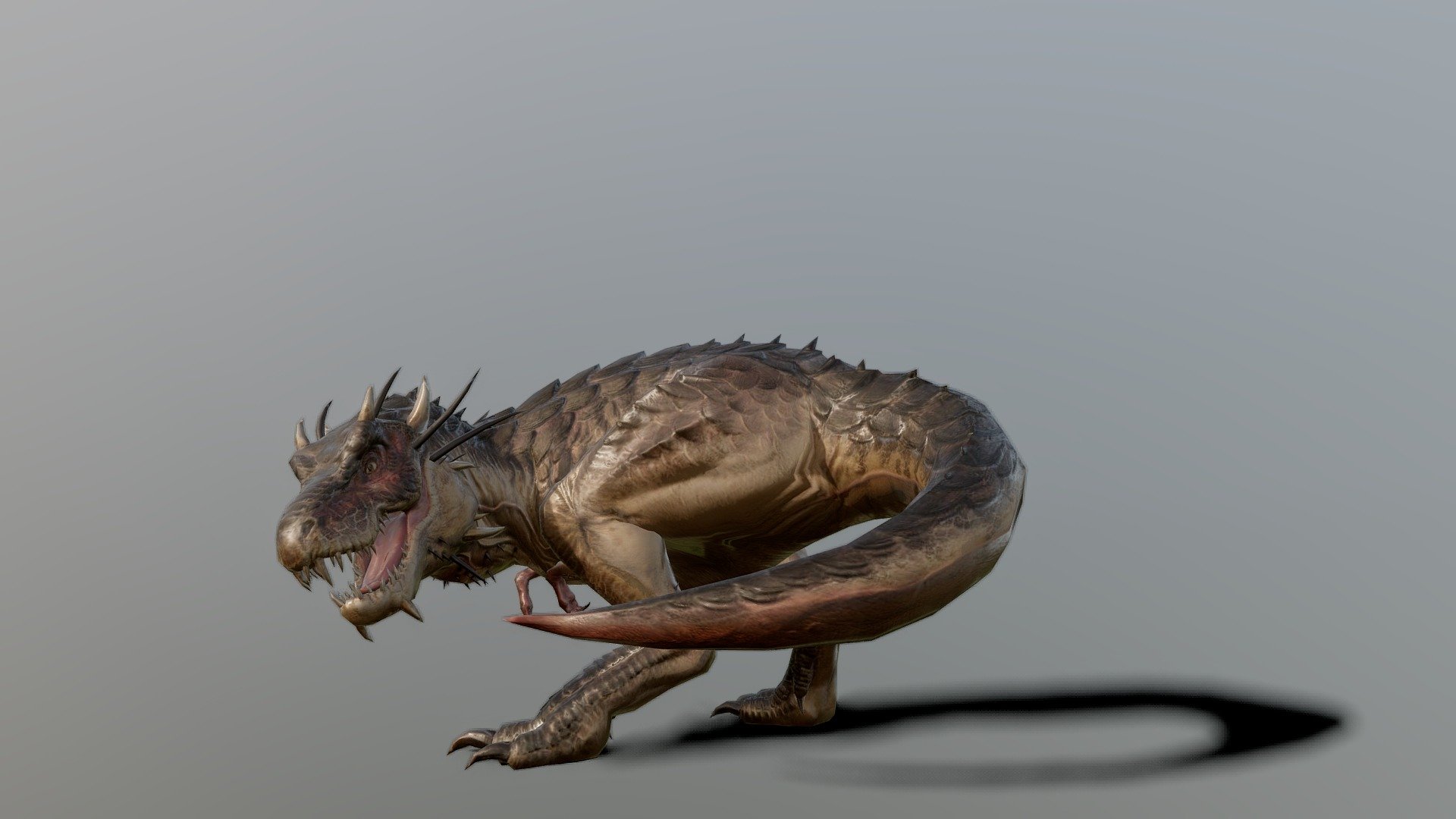 This is a upgraded version of a tyrannosaurus rex. This dinosaur is highly maxed leveled and ready to hunt down everything on sight 3d model