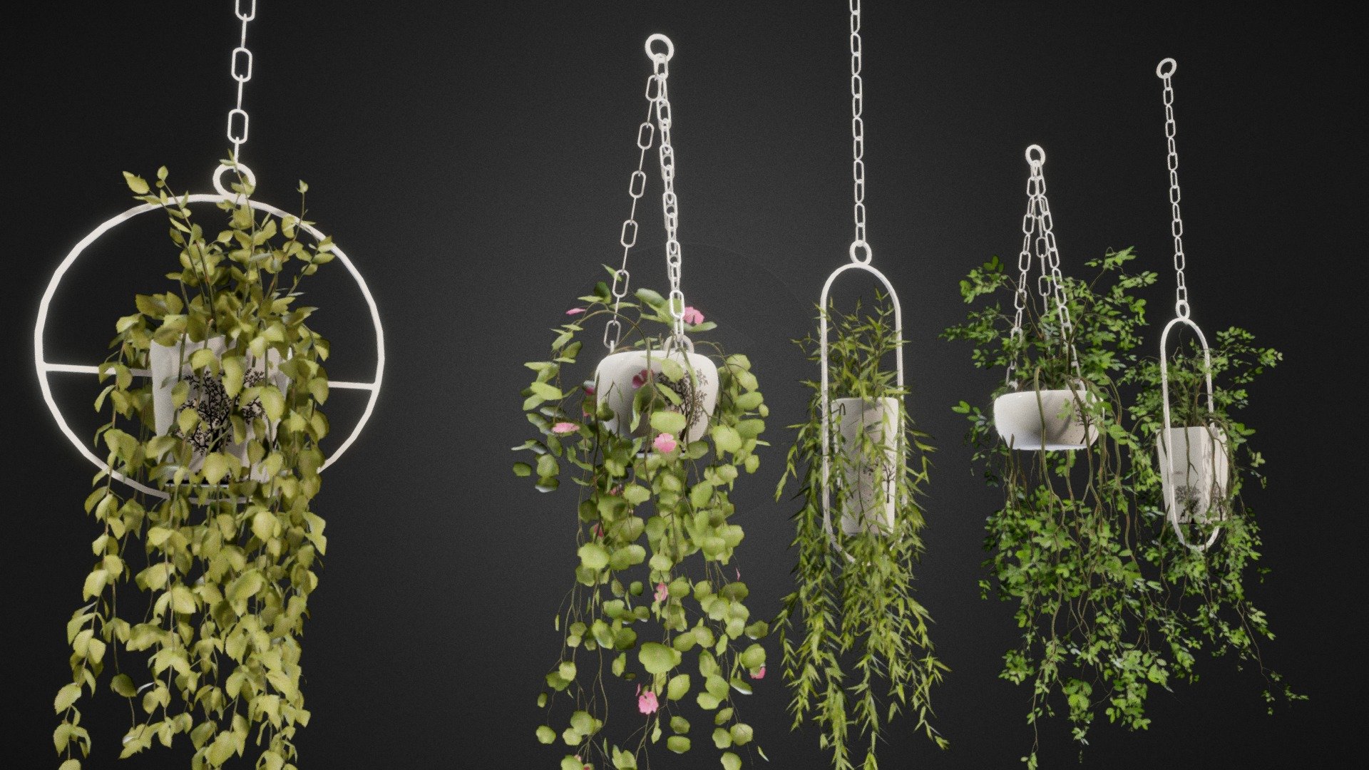 Hanging Pots with Plants/Vines with 4k and 2k textures.
All the maps included in the blend file and also packed in additional files.you can easily apply them onto the model based on material ID.
3 Additional Blend files also included:-
* Hanging pots only
* vines/Plants only
* Pots and vines combined
Thank You! - Hanging Pots with Plants/Vines - Buy Royalty Free 3D model by Nicholas-3D (@Nicholas01) 3d model