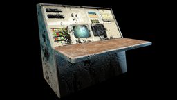Old 70s Techy Mainframe Computer, Rusty/Dirty computer, rusty, dirty, old, 70s, mainframe, techy, substancepainter, substance
