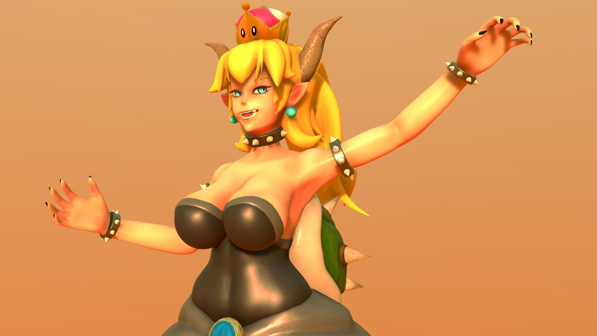 UPDATED WITH 3D PRINTABLE BUST

Gotta catch on the latest internet's hot trend!
Bowsette /クッパ姫 fan art 3D sculpt. It's up for download. The package contains:




.fbx 3D model

PBR textures including blonde and red haired Bowsette

Marmoset scene for rendering purposes 

.obj Bust for 3D printing


 - Bowsette PBR + 3D Printing - Buy Royalty Free 3D model by Giru 3d model