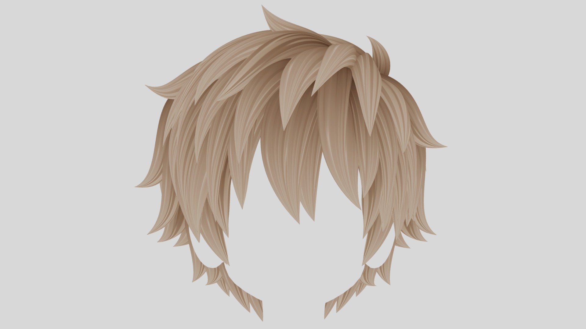 Editable bezier curves based hair ready to be converted into mesh. Includes the bevel object to modelate the bevel shape and thickness of the hair if required. Material is set to a basic texture file, but color is easily customizable.

💮 If you liked my work remember to Follow me and Share! 🧸 💬 Commissions Open: ko-fi.com/Tsubasa_Art ☕🌸 !! - Anime Hair (Hibiya Style) - Buy Royalty Free 3D model by Tsubasa ツバサ (@Tsubasa_Art) 3d model