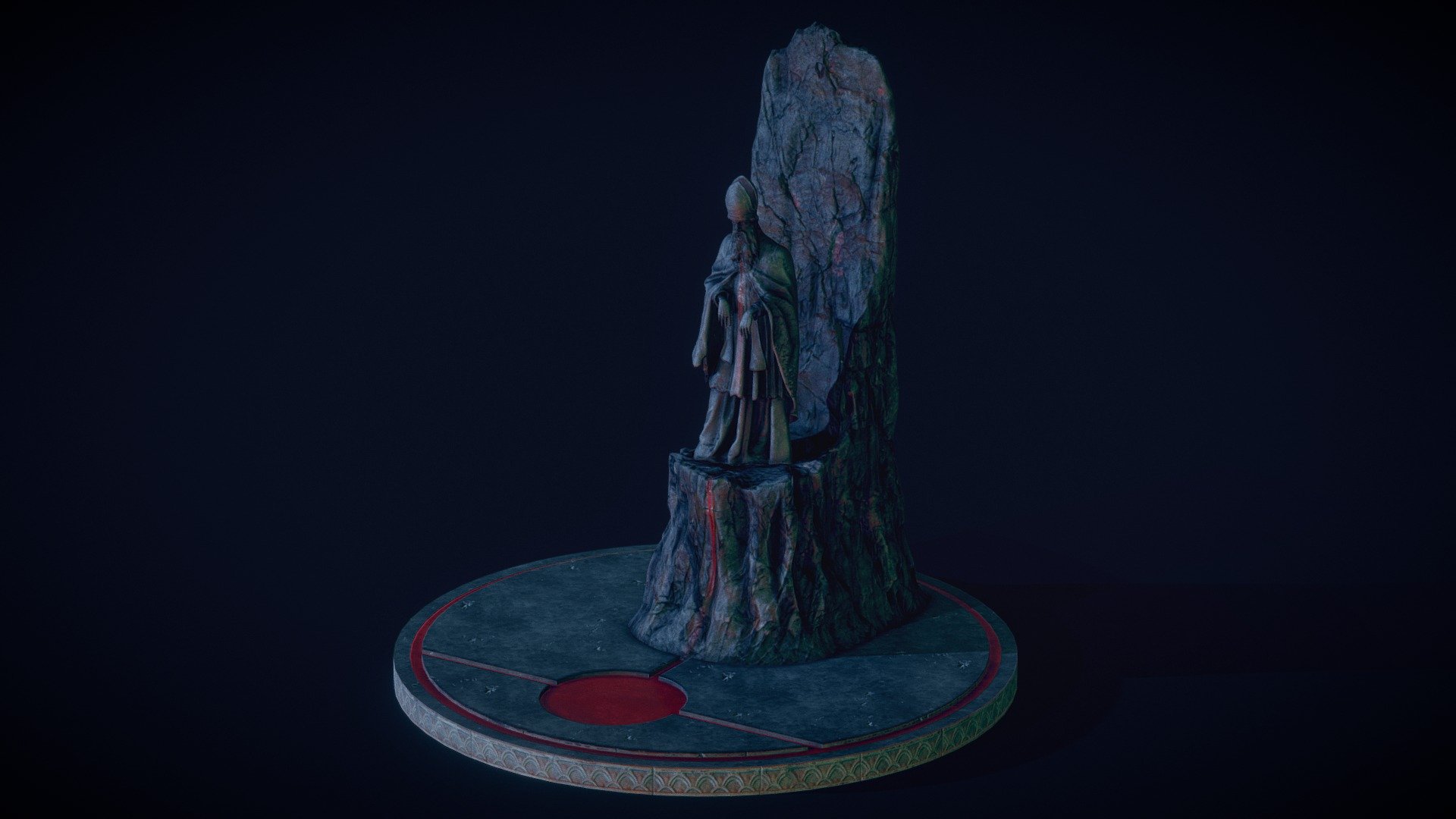 Hellish Fontaine

Inspired by some Heavy Metal band album cover I saw long time ago.

4k PBR textures. 

Separate Materials fot the statue and rock bases 3d model
