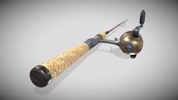 Canna Da Pesca fishing-rod, pbr, gameasset