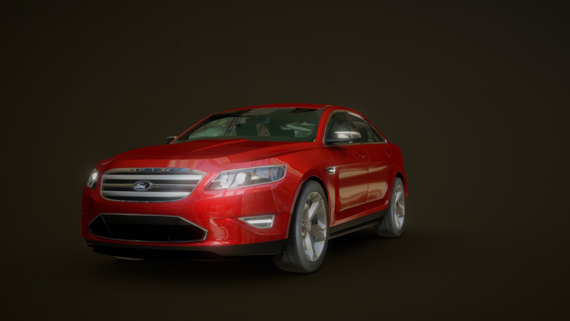 A 3.5L Twin Turbo V6 with its curvy and timeless appearance that was later on used as a police interceptor.

It's part of the Ford Taurus 2010 collection on Blendermarket. Check it out 3d model