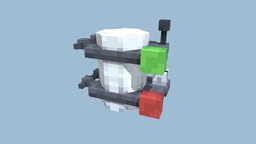 Minecraft Star Wars Minikit lego, legostarwars, blockbench, blockmodel, minecraft-models, minecraft, starwars, optifine