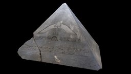 Pyramidion of Amenemhet III egypt, pyramid, pharaoh, amenemhat, pharoah, ancient-egypt, cairo, amen, cairo-museum, amenemhat_iii, cairo_museum, dashur