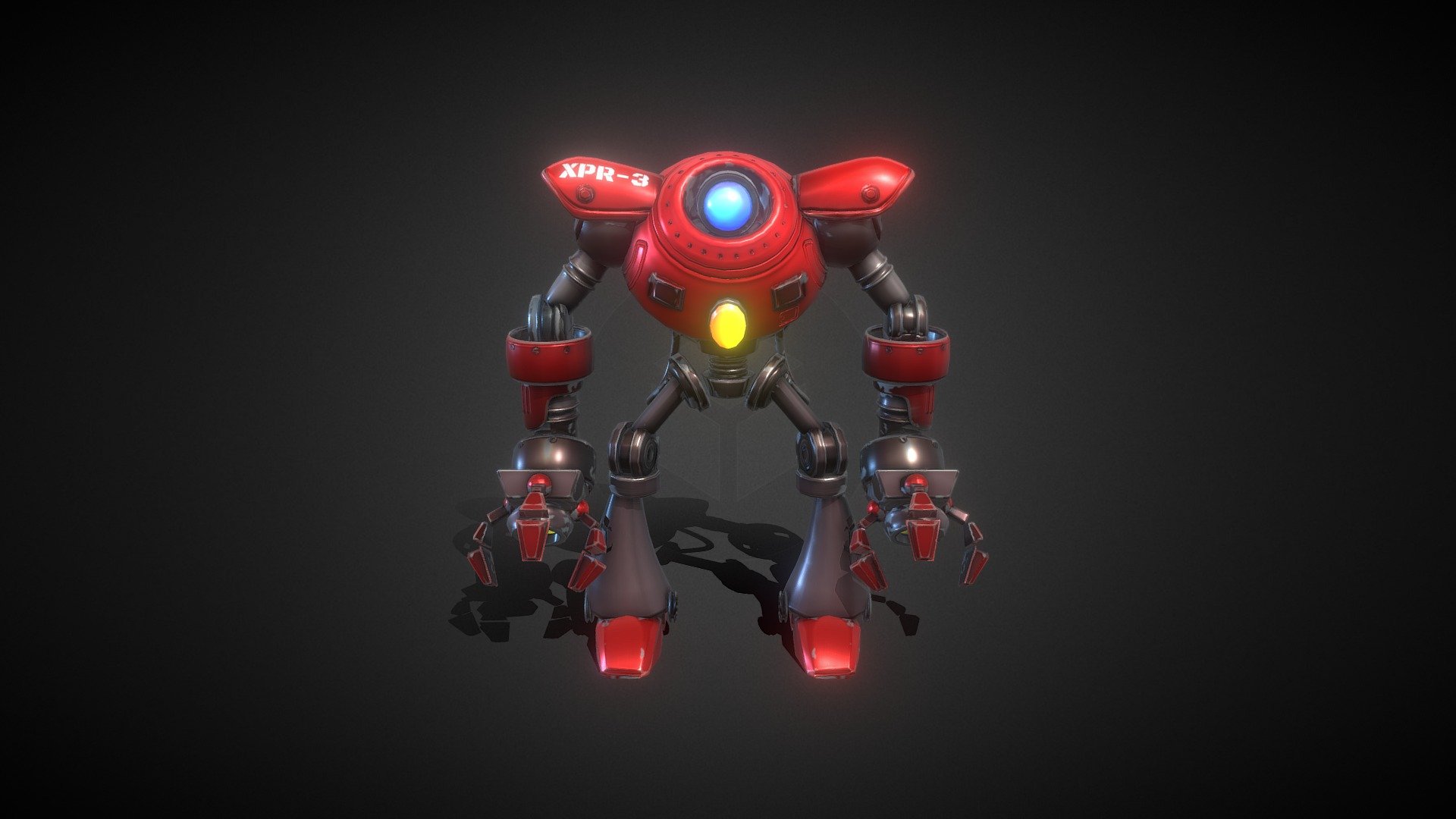 Full Robot Lp - Download Free 3D model by anthonygouriou 3d model