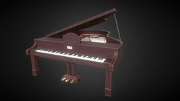 Stylized Grand Piano