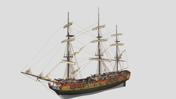 Aleksandr class archipelago frigate russia, warfare, frigate, 18th-century, sailing-ship, ship, navy, baltic-sea, svensksund