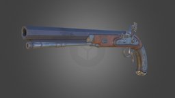 Flintlock Pistol staffpicks, weapon, pirate, gun