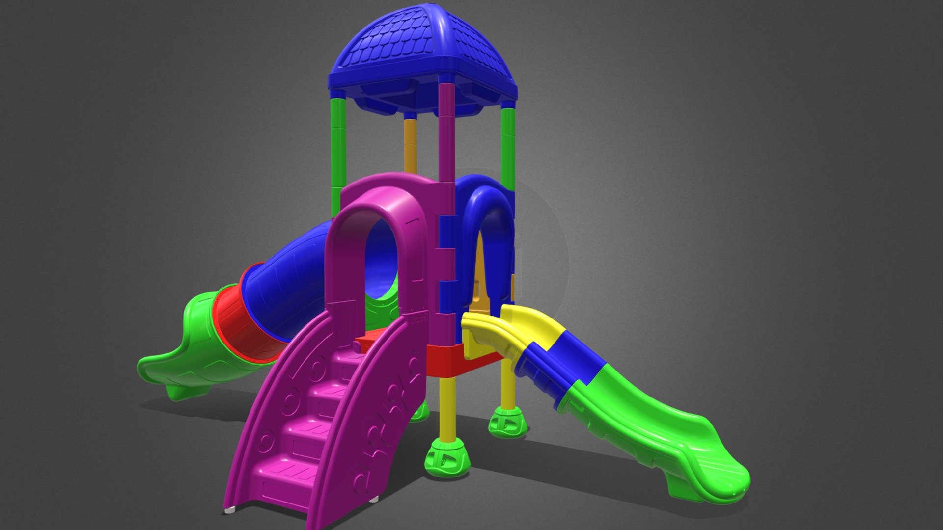 Playgrounds - 3D model by Abdumajid (@Abdumajid3dart) 3d model