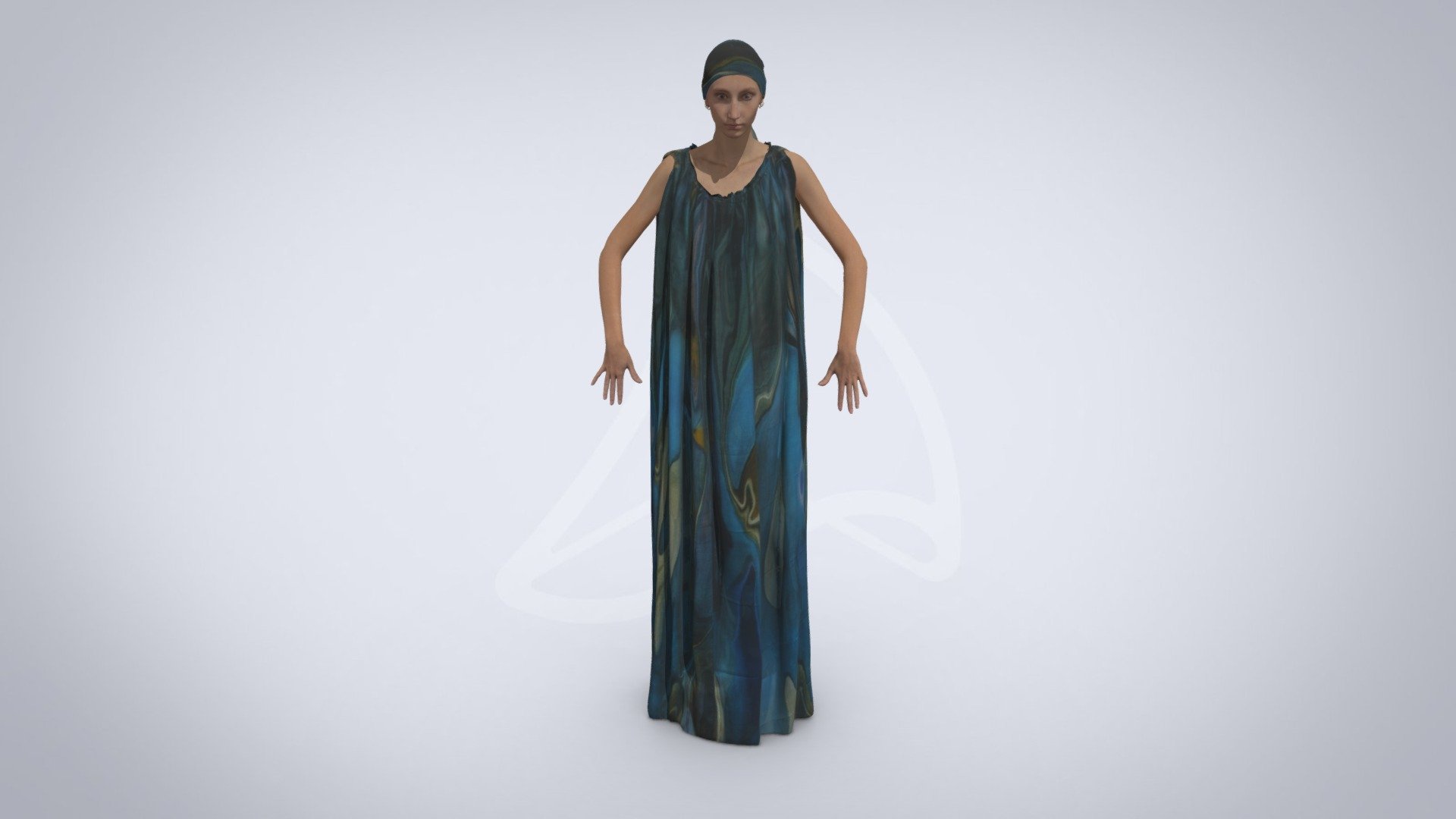 Full body scan para producción del diseñador Javier Simorra. 
Visualización completa: https://www.instagram.com/p/CT6nYcvI0v5/ - Full body scan de Andrea Gutierrez - 3D model by shu_digital 3d model