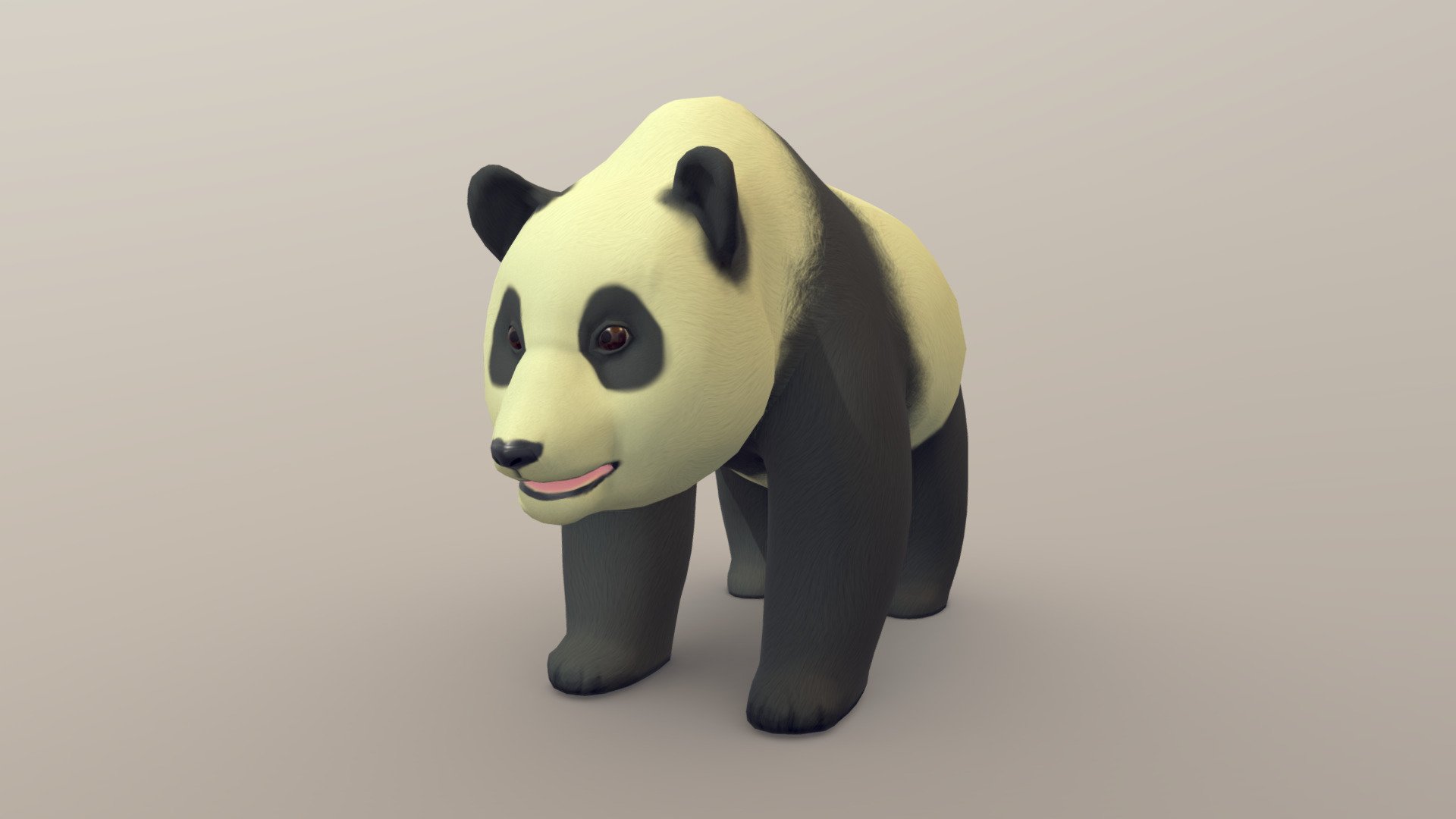 Giant Panda Bear - 3D model by Dex Jones (@DexJones) 3d model