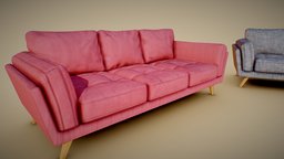 Comfy Modern 3-Seater Couch modern, sofa, archviz, couch, seat, lounge, furniture, 4ktextures, arch-viz, pbr-texturing, 8k-texture, 3-seater, comfychair, pbr, blender3d, chair, 3-seater-sofa, upholstered-furniture